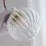 Ribbed Glass Pendant Light view 7