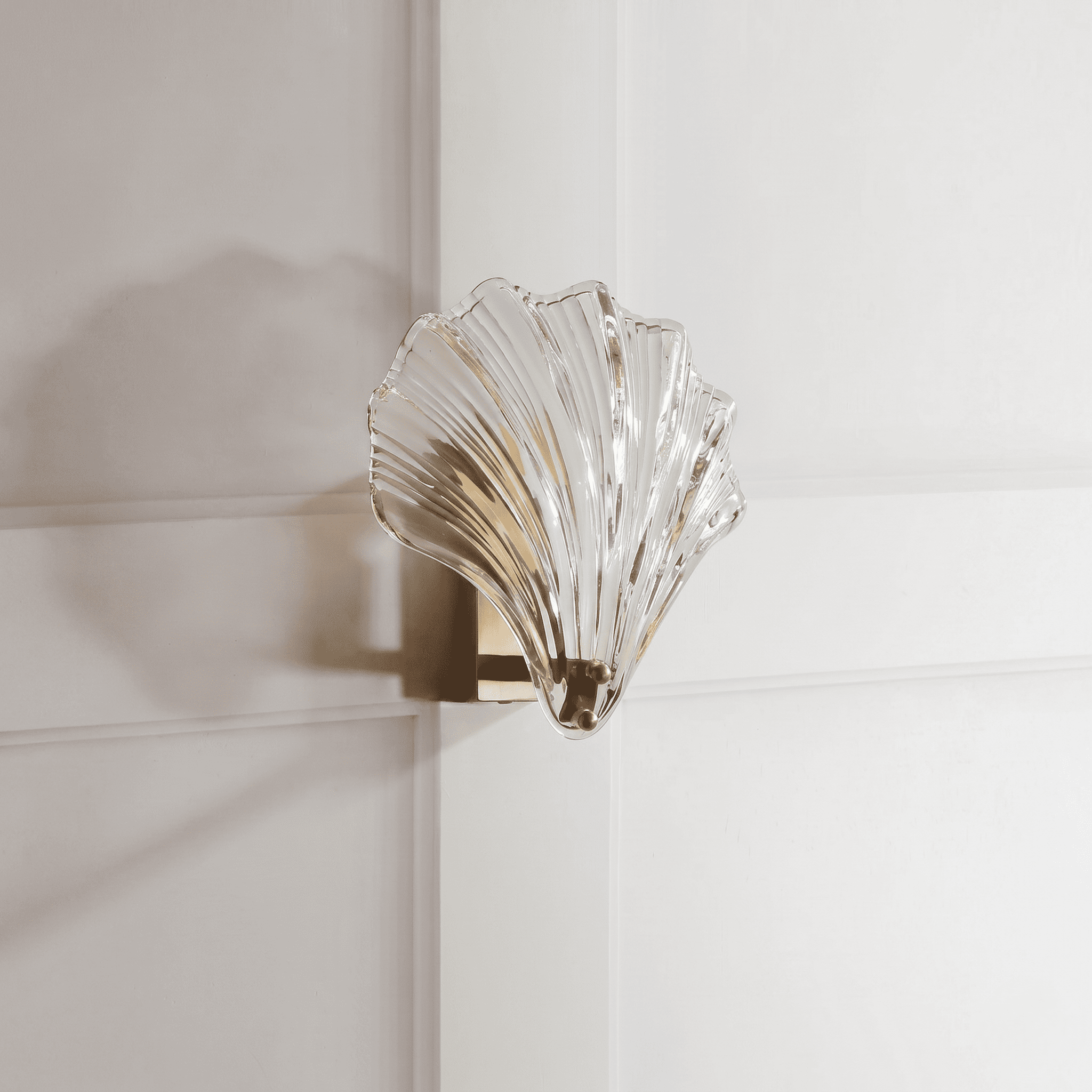 Ribbed Glass Wall Light view 4