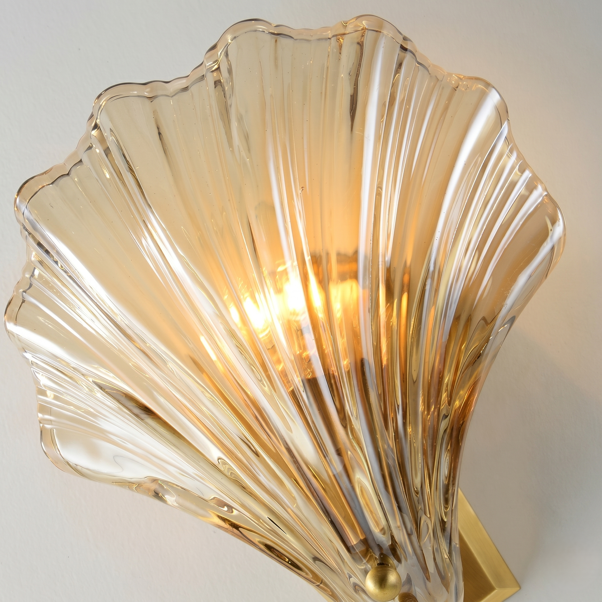Ribbed Glass Wall Light view 5