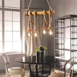 Rope Chandelier view 4