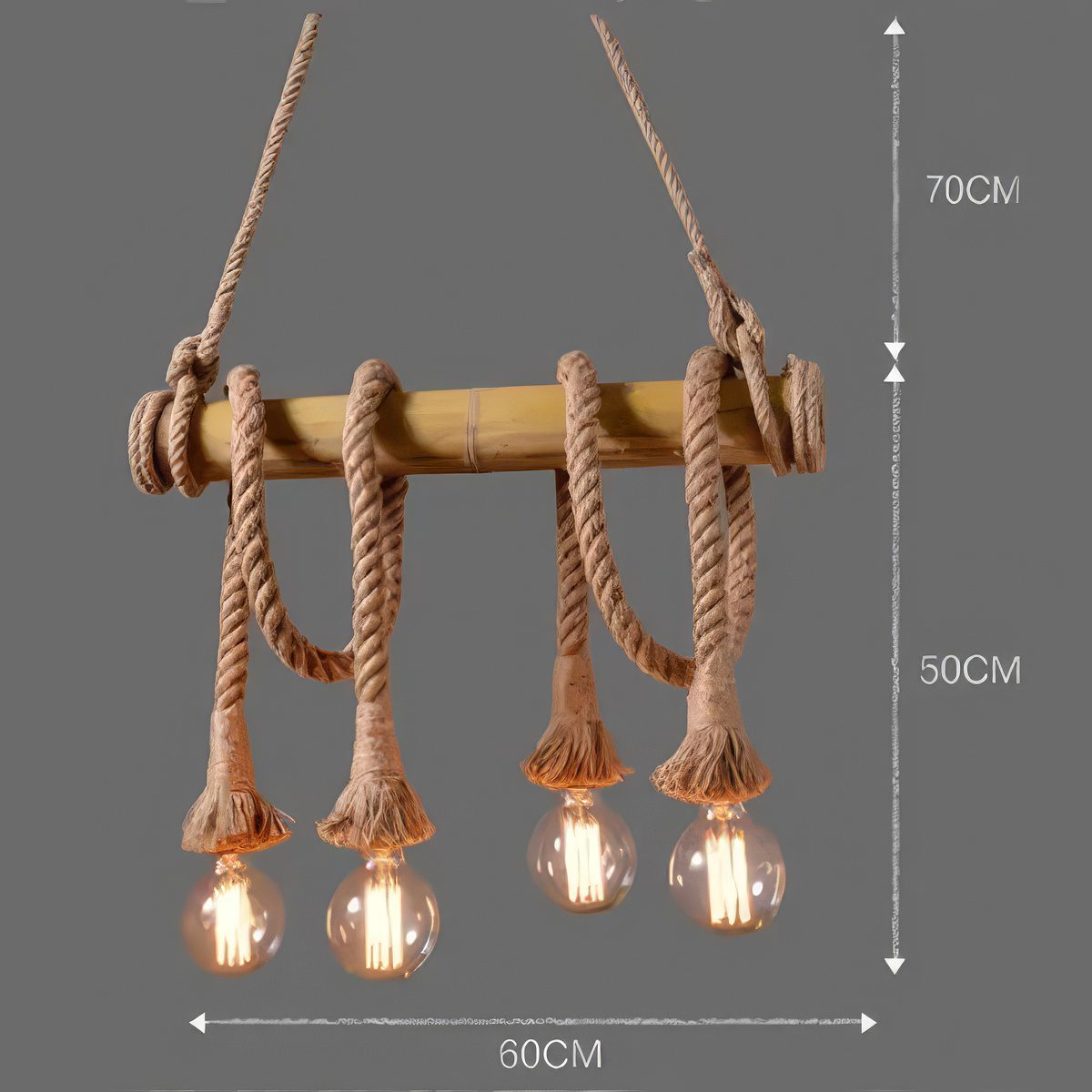 Rope Chandelier view 6