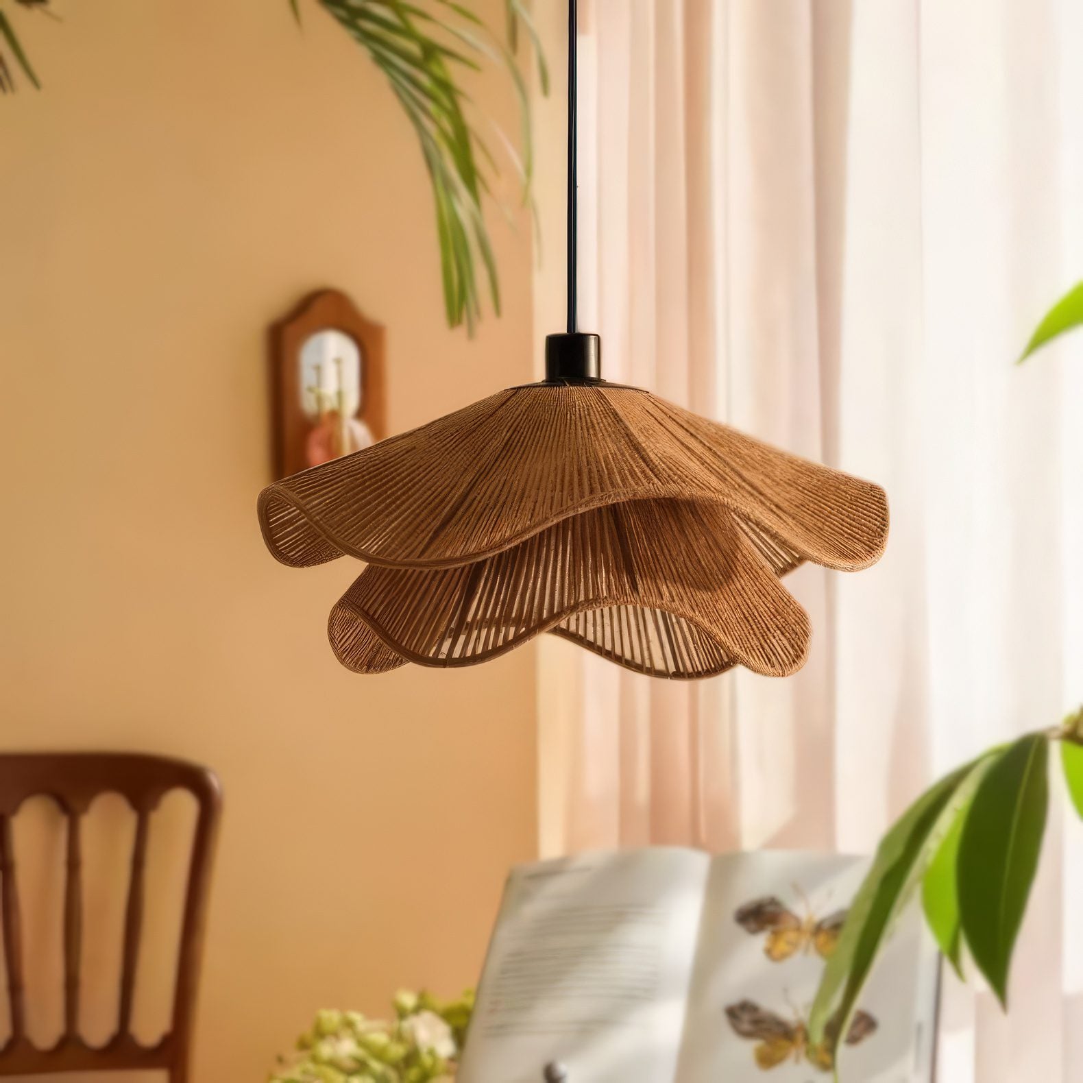 Rope Flower Pendant Light view 8