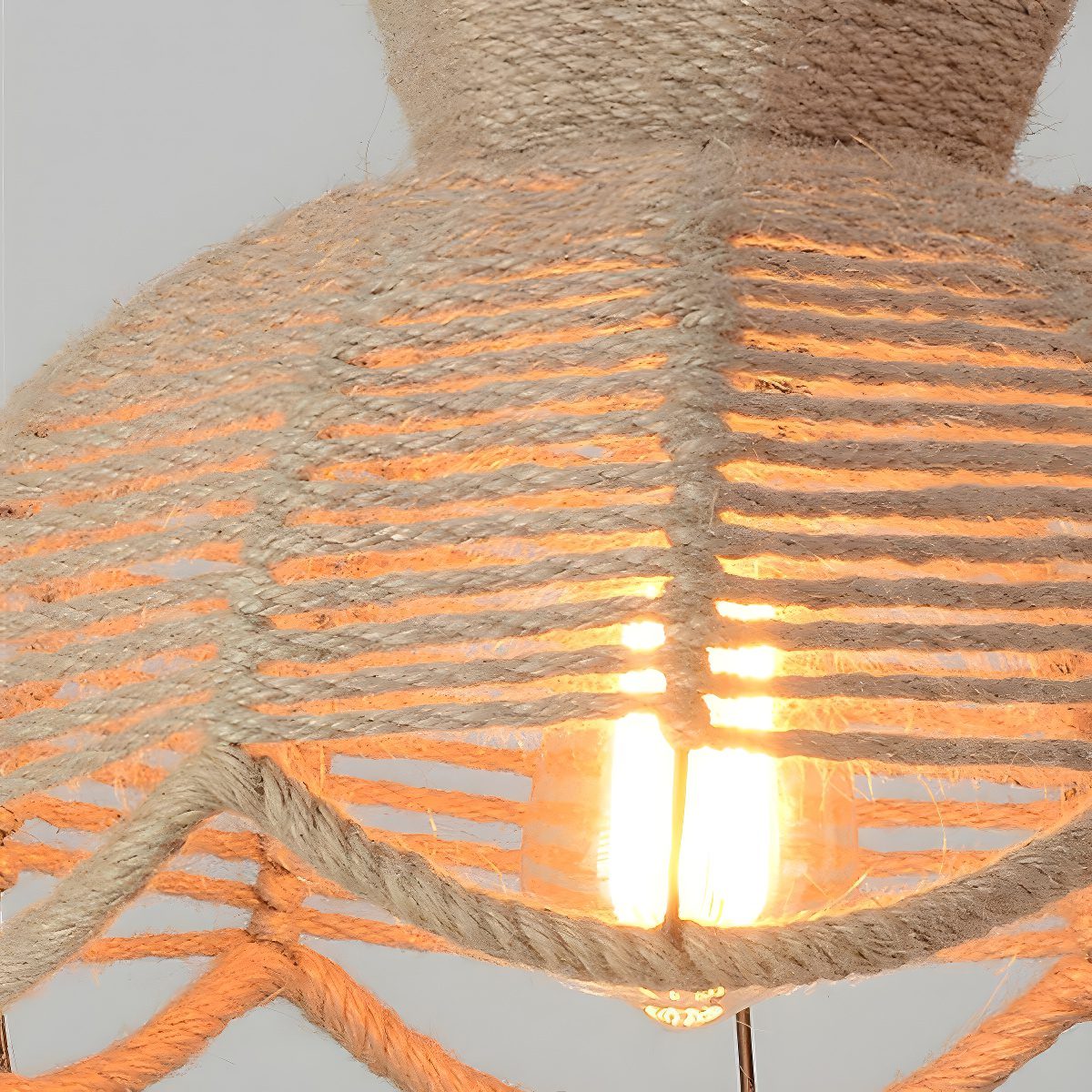 Rope Lampshade view 2