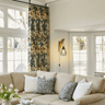 Wood and Jute Rope Wall Light