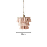 Suspension pompon tissu view 8