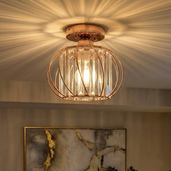 Rose Gold Ceiling Light