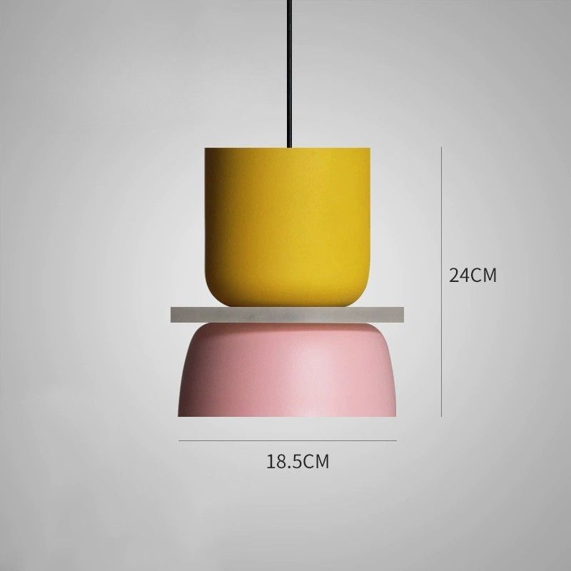 Suspension colorée design postmoderne view 12