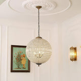 Round Crystal Chandelier view 1