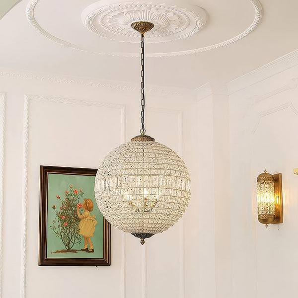Round Crystal Chandelier