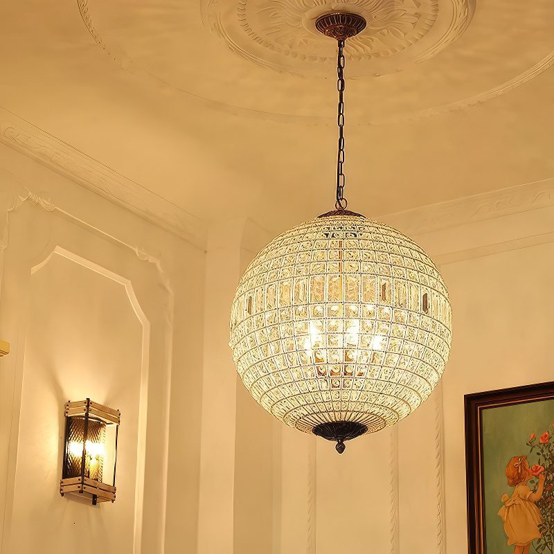 Round Crystal Chandelier view 2