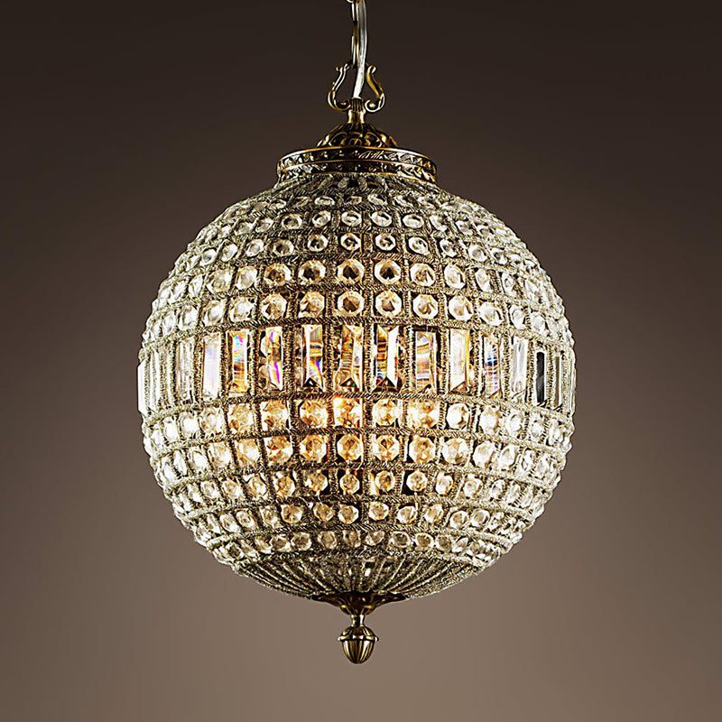 Round Crystal Chandelier view 3