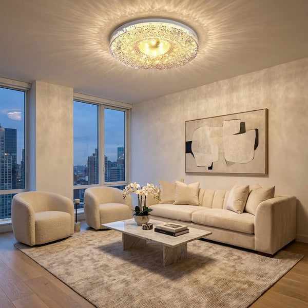 Round Flush Ceiling Light