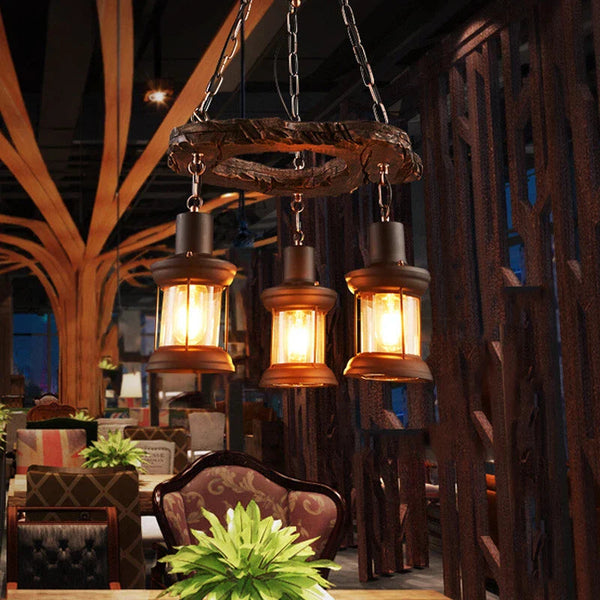 Rustic Hanging Light Fixture