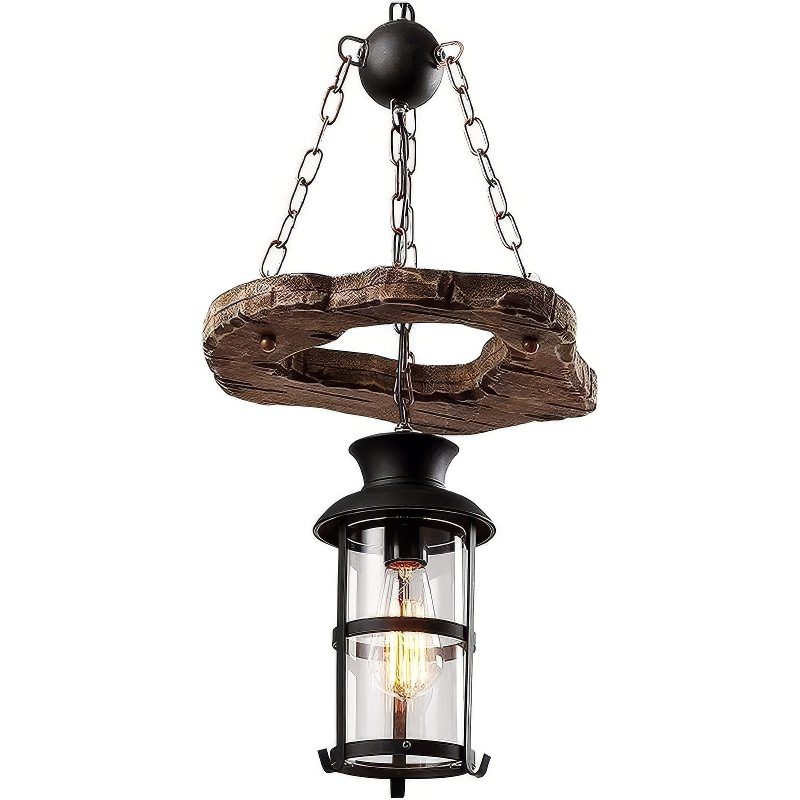 Rustic Hanging Light Fixture view 2