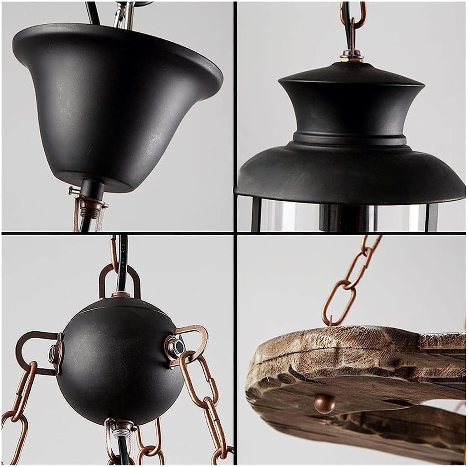 Rustic Hanging Light Fixture view 7