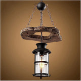 Rustic Hanging Light Fixture view 8