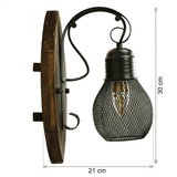 Rustic Wall Light view 4