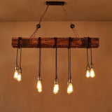 Rustic Wooden Ceiling Light view 1