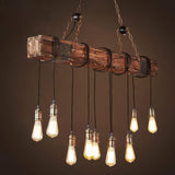 Rustic Wooden Ceiling Light view 2