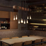 Rustic Wooden Ceiling Light view 4