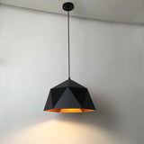Suspension métal noir et cuivre design view 1
