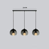 Suspension 3 lampes verre view 3