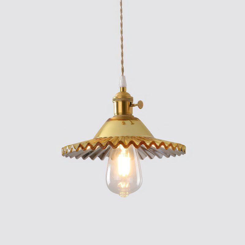 Scalloped Pendant Light