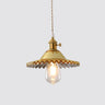 Scalloped Pendant Light