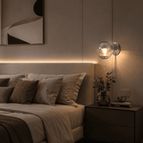 Silver Wall Light view 1