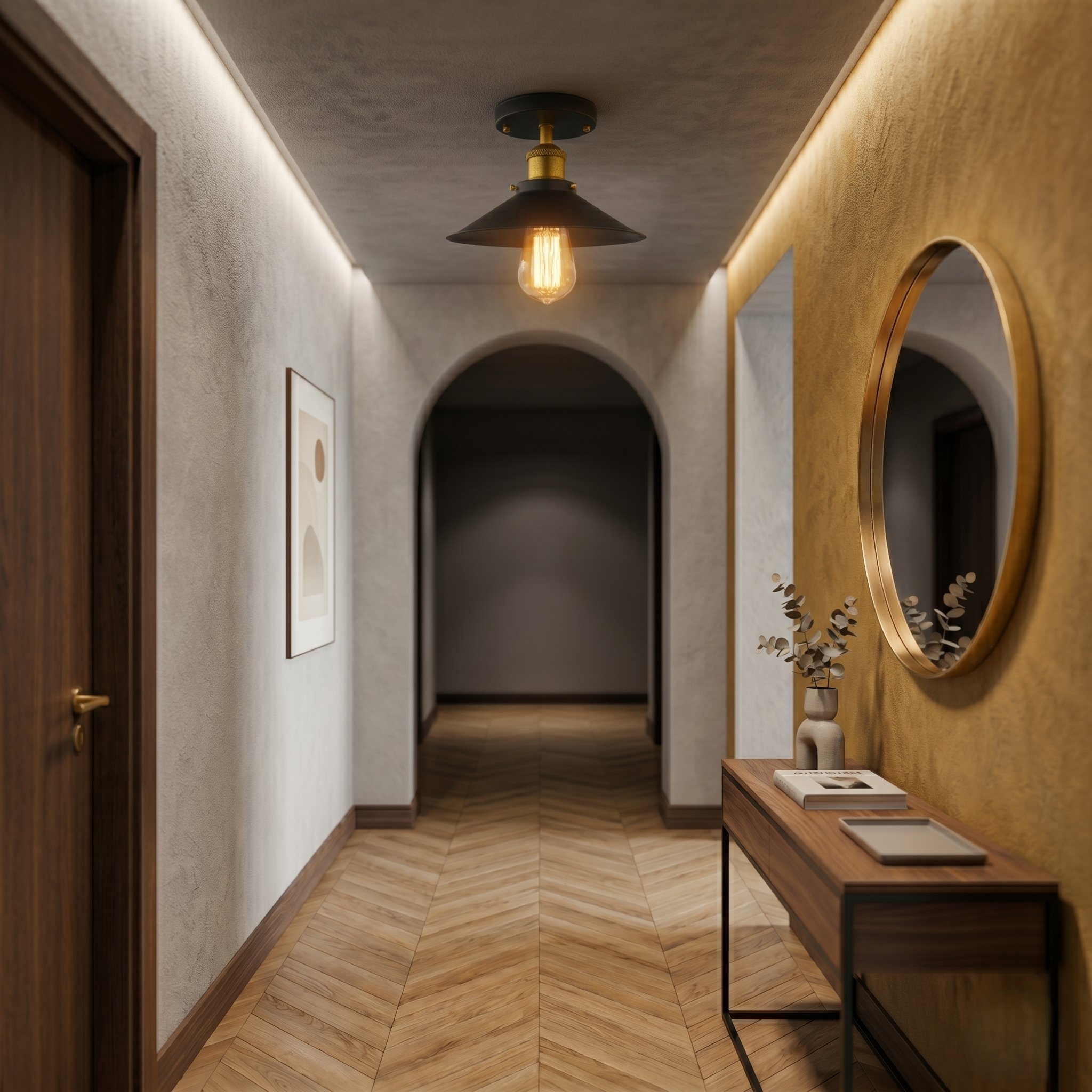 Single Bulb Ceiling Light view 5