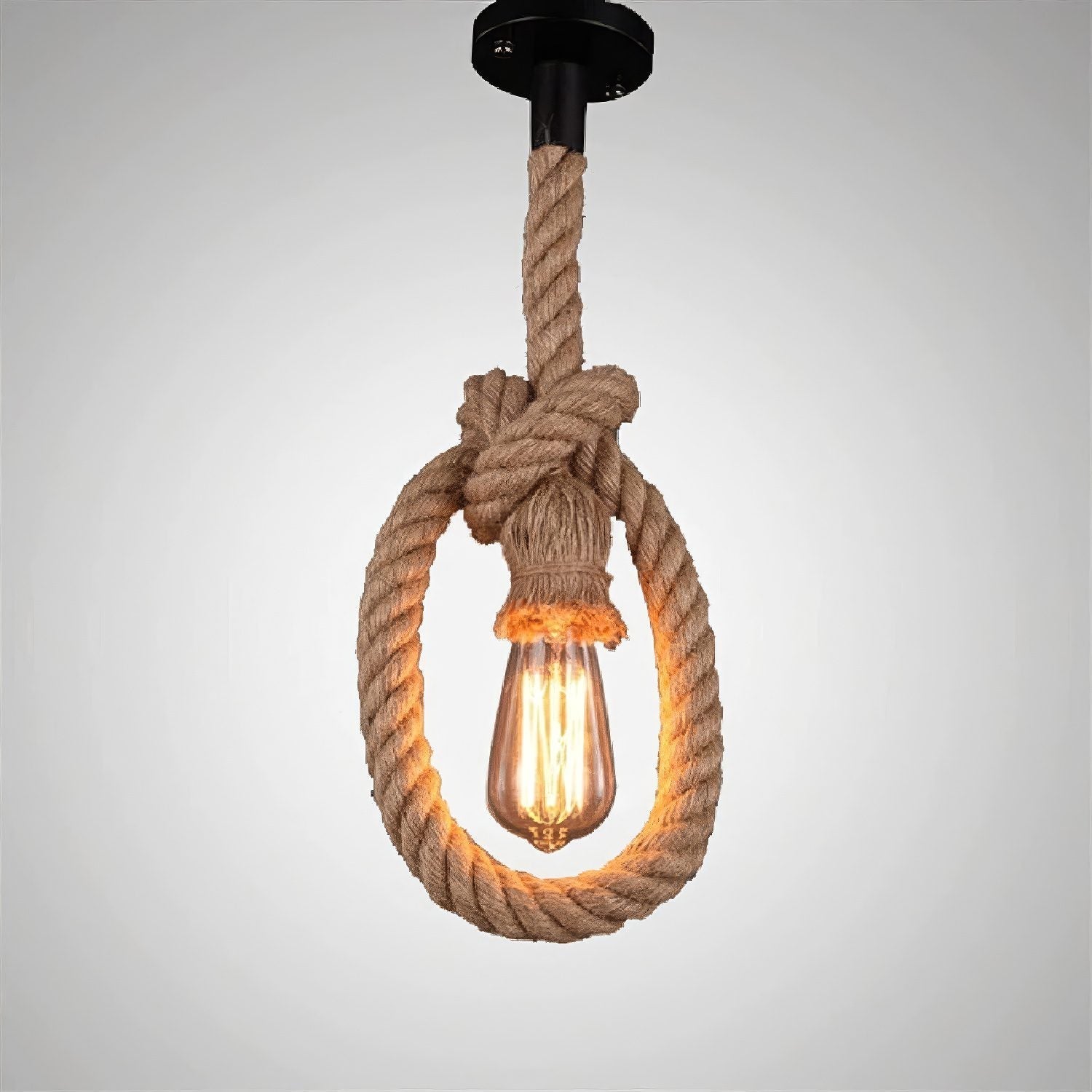 Single Rope Pendant Light view 1