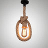Single Rope Pendant Light