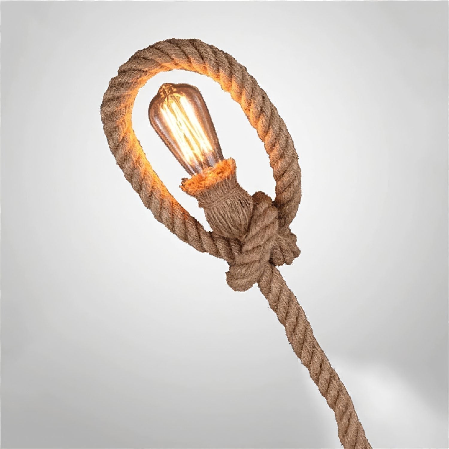 Single Rope Pendant Light view 4