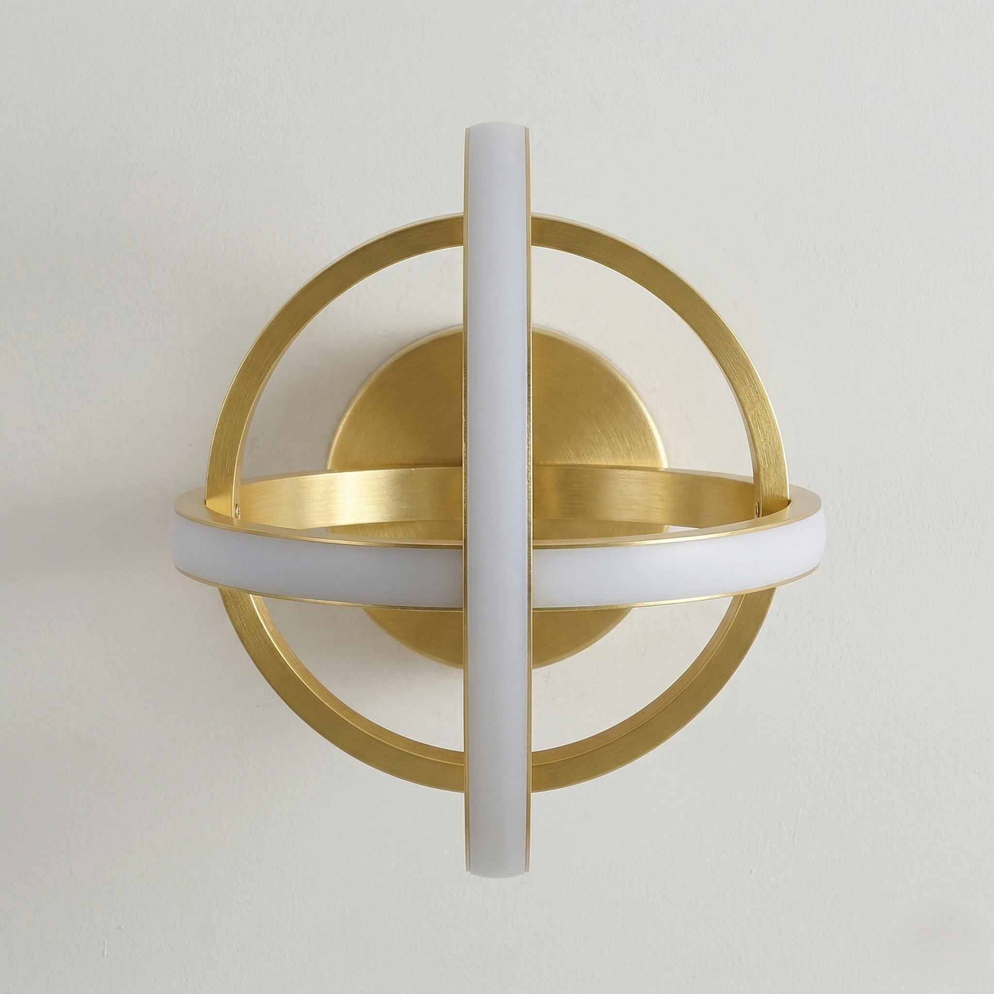 Gold Double Ring Ceiling Light view 4