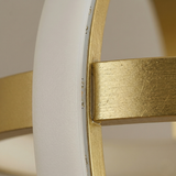 Gold Double Ring Ceiling Light view 5