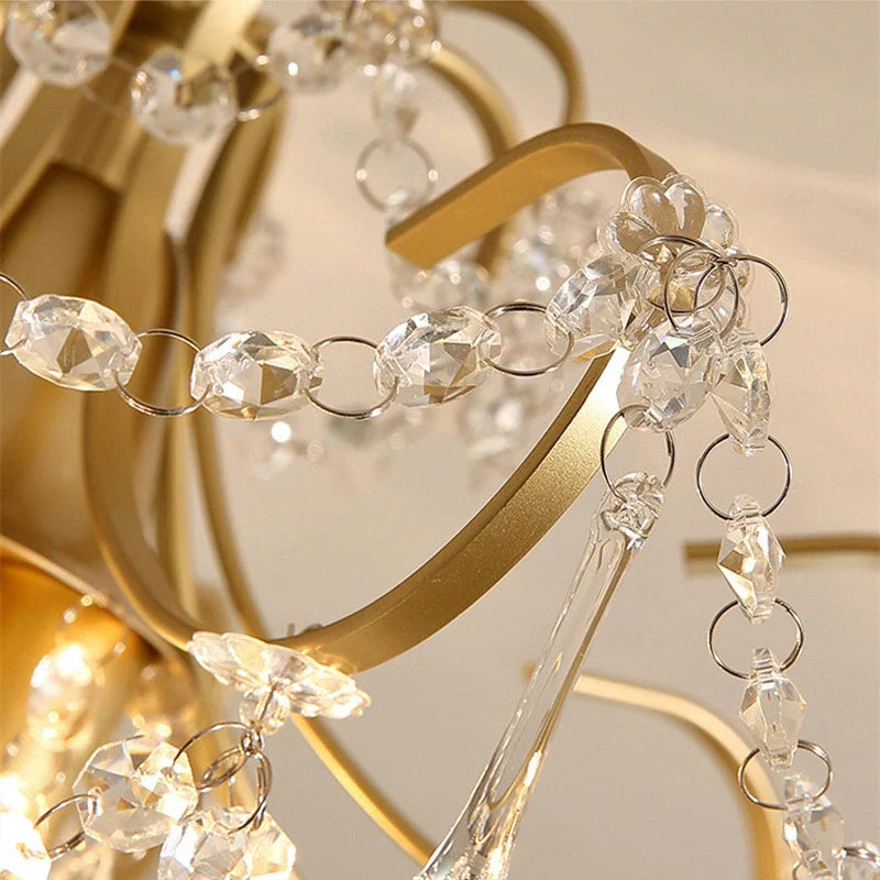 Small Crystal Chandelier view 4