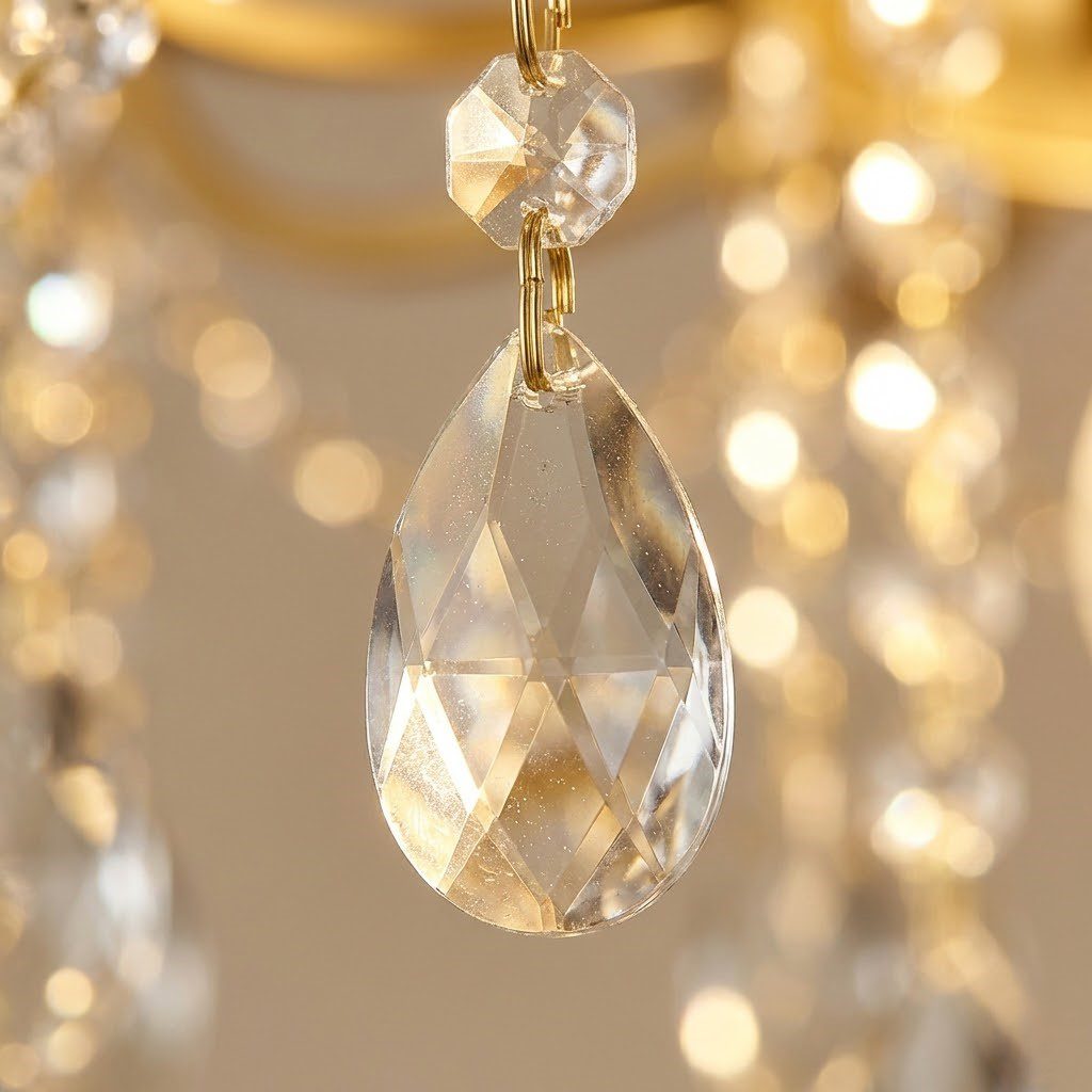 Small Crystal Chandelier view 9