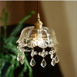 Small Crystal Pendant Light view 2
