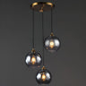 Smoked Glass 3 Light