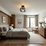 Smoked Glass Ceiling Light view 10