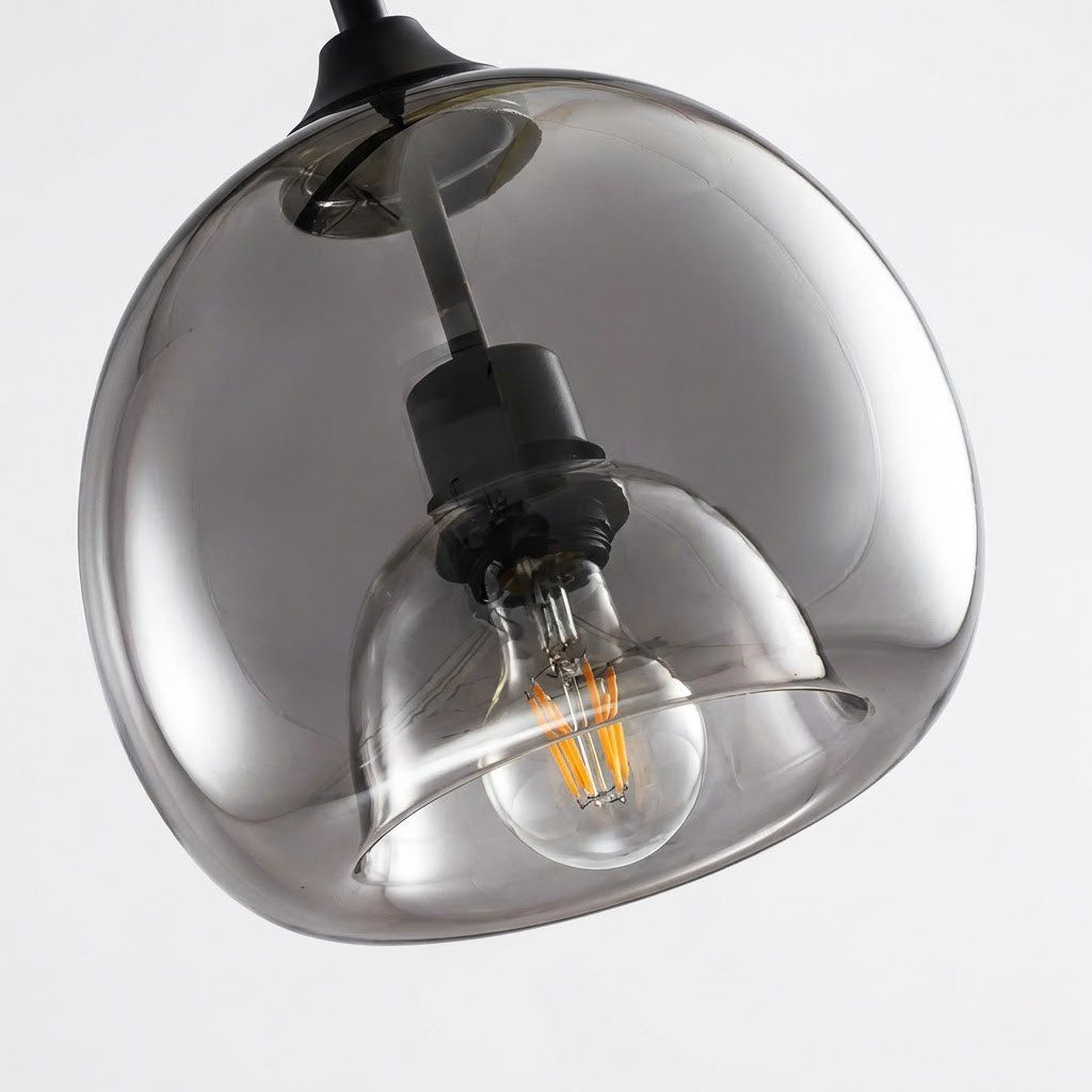 Smoked Glass Ceiling Light view 12