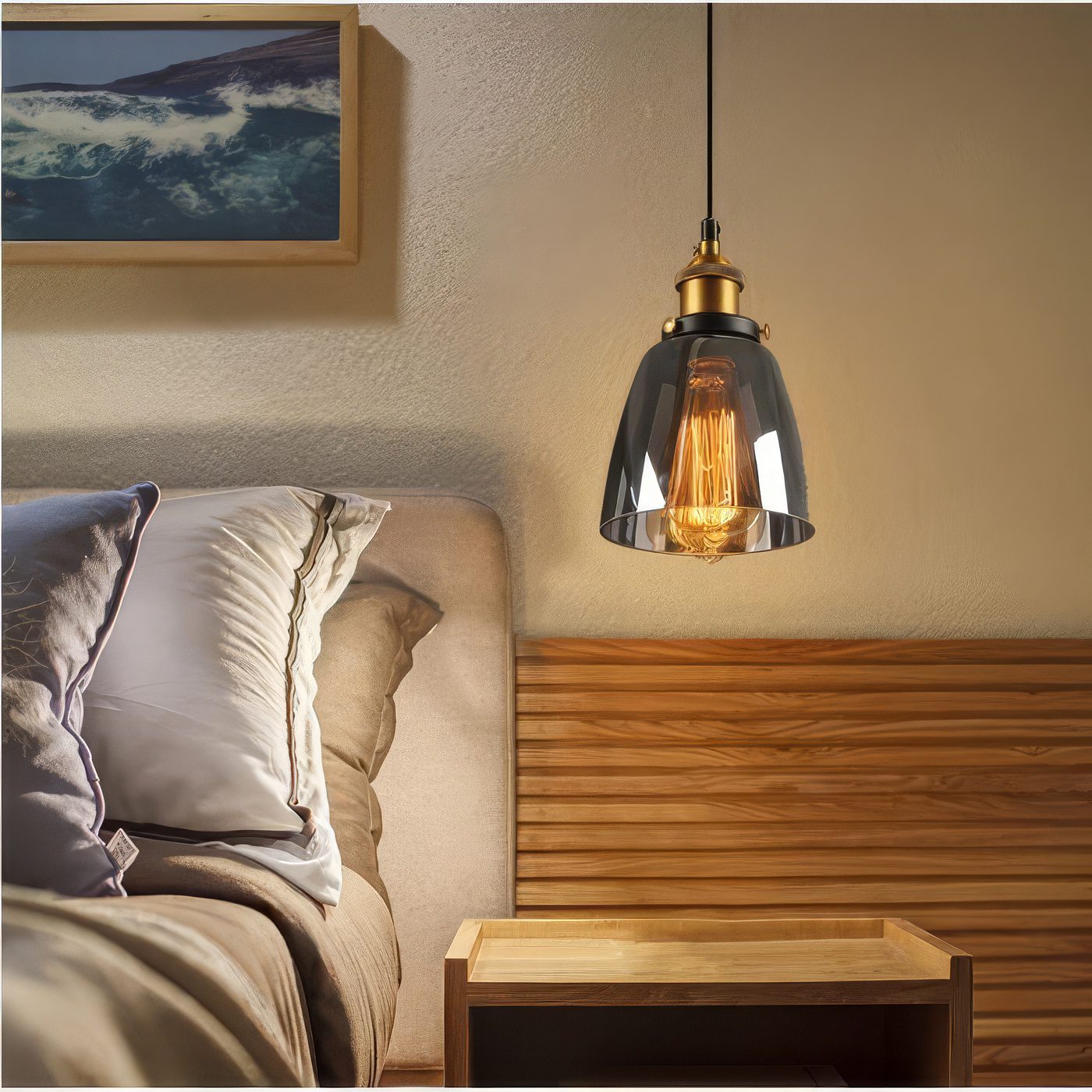Smoked Glass Pendant Lights view 4