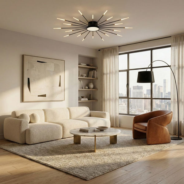 Dimmable Sputnik LED Ceiling Light