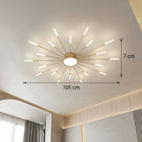Dimmable Sputnik LED Ceiling Light view 2