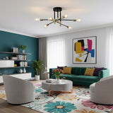 Six-Arm Sputnik Ceiling Light view 2