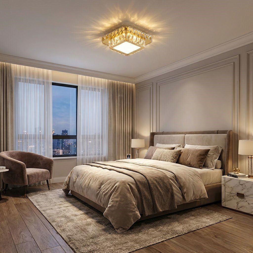 Square Flush Ceiling Lights view 5