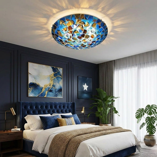Stained Glass Ceiling Light
