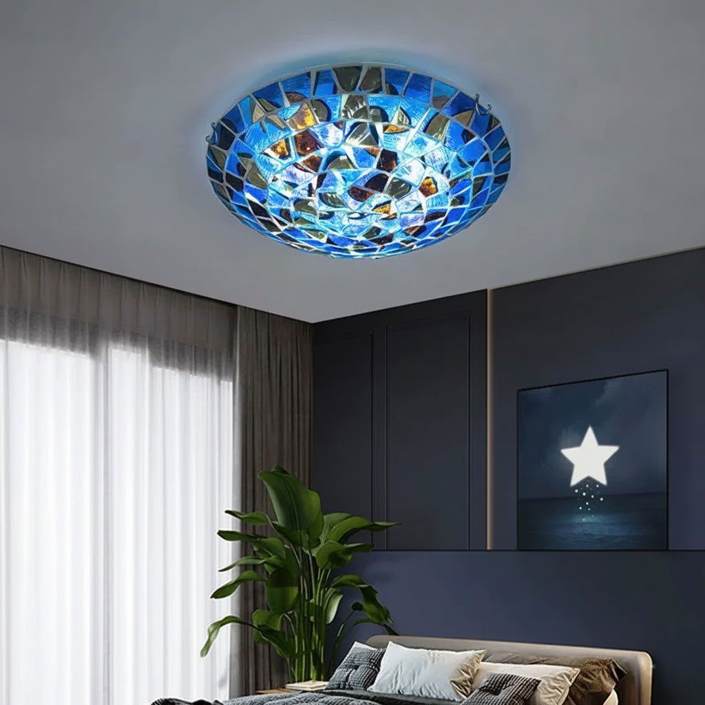 Stained Glass Ceiling Light view 4