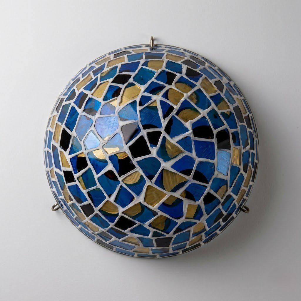 Stained Glass Ceiling Light view 8