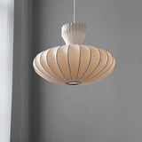 Suspension blanche papier ovale view 5
